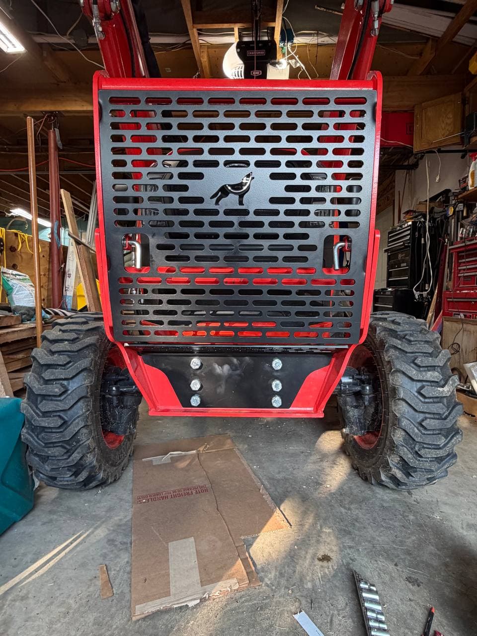 Kioti Ck Wolf Red Installed